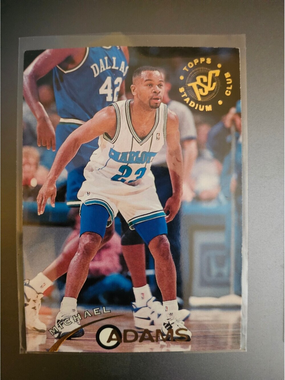 1994-95 Stadium Club Basketball Card Michael Adams Charlotte Hornets #246 - Picture 1 of 2